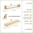 Floating Book Shelves for Wall, 23.6