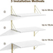 Love-KANKEI Deep Floating Shelves for Wall, 16