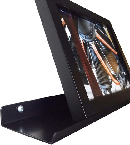 Floating Ledge, Photo Shelf, Art Ledge - Very Durable and Made in The USA (Black, 24")