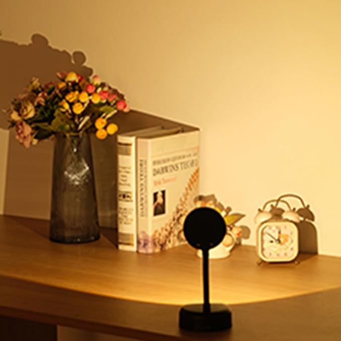 Wireless Picture Light Battery Operated, 2200mAH Rechargeable Painting Light with Motion Sensor and Rotatable Tube, Stepless Dimming Art Display Light for Picture Frame (Black)