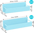 6 Pack Magnetic Spice Storage Rack Organizer for Refrigerator and Oven, Blue Fridge Organizers and Storage