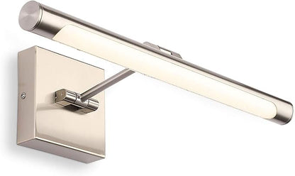 Joosenhouse Single Arm LED Picture Lights 16.53 Inch, Full Metal Artwork Lamp with Rotatable Sconces Lamp Head, 7W (45W Eqv.), Hardwired Connection, 3000K Warm White 560Lm, Brushed Nickel Finish…