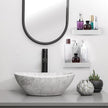 Z metnal Small Glass Bathroom Shelves, White Floating Wall Shelf, Mini Wall Mounted (White Clear Glass, 8 inch/20cm)