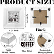 SDJYUSDF Coffee Decor Art, Fresh Brewed Coffee Sign, Mini Wooden Box Sign, Rustic Tabletop Decors, Shelf Decoration, Cafe Decors, Modern Farmhouse Home Decor for Kitchen Bar, Coffees Lover Decoration