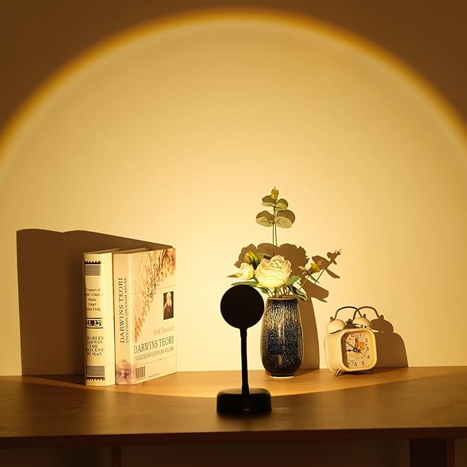 Wireless Picture Light Battery Operated, 4 Pack 2200mAH Rechargeable Painting Light with Motion Sensor and Rotatable Tube, Art Display Light for Picture Frame (Black)