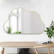 POZINO Gold Irregular Mirror, 33.5