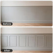 Peel and Stick Wainscoting Panels Kit, 6 Sets 12''x24'' Premade Wall Molding Peel and Stick Panels for Interior Wall Trim, Easy DIY Wainscoting Panels Peel and Stick Decor