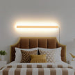 Modern Plug in Wall Lights, 31.4 inch Frosted Gold LED Long Wall Sconce, 16W Warm White 3000K Acrylic Indoor Wall lamp,with 59