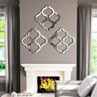 DMDFIRST Arc-Shaped Decorative Wall Mirror Silver 20