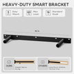 Homeforia 24inch Oak Floating Shelf for Wall, High End Solid Real Wood 24 inches Long Floating Shelves for Bathroom, Honey Oak Wooden Floating Shelves, Heavy Duty Bracket, 24 X 6.5 X 1.75 in, Set of 3