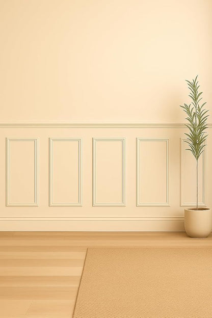 Ekena Millwork PNL12X28AS-01 12"W x 28"H x 1/2"P Ashford Molded Classic Wainscot Wall Panel