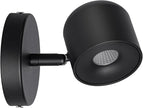 Aisilan Modern Adjustable Wall Sconce Bedside Wall Light Fixture Black LED Reading Light Ceiling Spot Light Warm White CRI 97
