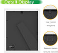 FrameWorks 8x10 mat to 5x7 Classic Wooden Picture Frames Tempered Glass/White / 6-Pack
