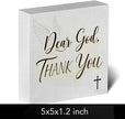 Christian Wooden Box Sign5x5 Inch - 