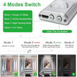 goodland 160 LED Closet Lights Motion Sensor Under Cabinet Lights Indoor Lighting 3000mAh Battery Powered Light Bar Dimmable Rechargeable Closet Light for Kitchen, Wardrobe, Stairs(1 Pack)