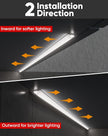 Shine Decor Under Cabinet Lighting Strip, Free Cuttable LED Silicone Neon Rope Hardwired 24V Anti-Glare Bright Cozy 228 Lumen for Indoor, Adhesive Black Shell 6000K Cool 12” UL Certified, No Adapter