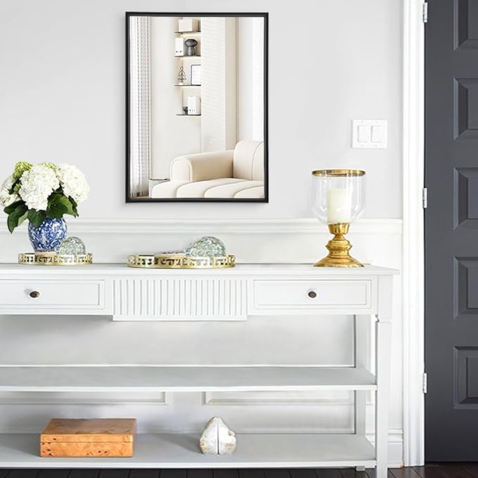 AAZZKANG Black Framed Mirror Large 26
