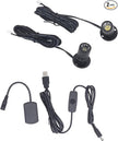5V Dimmable LED Mini Spot Light with 6.6ft Cable, Jewelry/Indoor Picture/Art/Model Display Lights, USB Powered Spotlight for Jewelry Cabinets, Entryways, Tables Shelves (Warm White 3000K, 2 Pack)