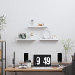 Giftgarden 16 Inch White Floating Shelves for Wall Mount, Modern Wood Wall Shelf Ledge for Bathroom Bedroom Living Room Kitchen Nursery Storage, Set of 3 Different Sizes