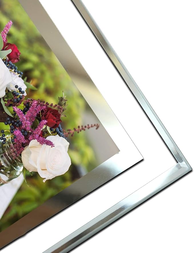 SIMON'S SHOP 3.5x5 Picture Frame for Wall and Desk, Modern Picture Frames for Home Office Decor, 3-Pack Silver Frames Display Photos Snapshots 3 1/2 x 5