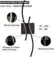 Battery Operated Wall Sconce with Remote Control,10000mAh USB Rechargeable Wireless Minimalist Black Wall Light,3000K-6000K Dimmable LED Wall Lamp for Bedroom Hallway Background Staircase -1 Pcs