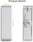 KICAAO 15.7in White Modern Wall Sconce 2-Pack,16W Indoor Vanity Light Up and Down LED Vanity Light for Bathroom Wall Lighting Fixtures Not Dimmable Not Plug (White Light 5000K)
