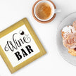 Wine Bar Signs, Box Sign Wood Desk Sign Decors, Wine Bar Decor Set, Decorative Wooden Table Top Decoration, Farmhouse Home Decor for Shelf, Country Style Home Bar Decoration, Coffee Signs A