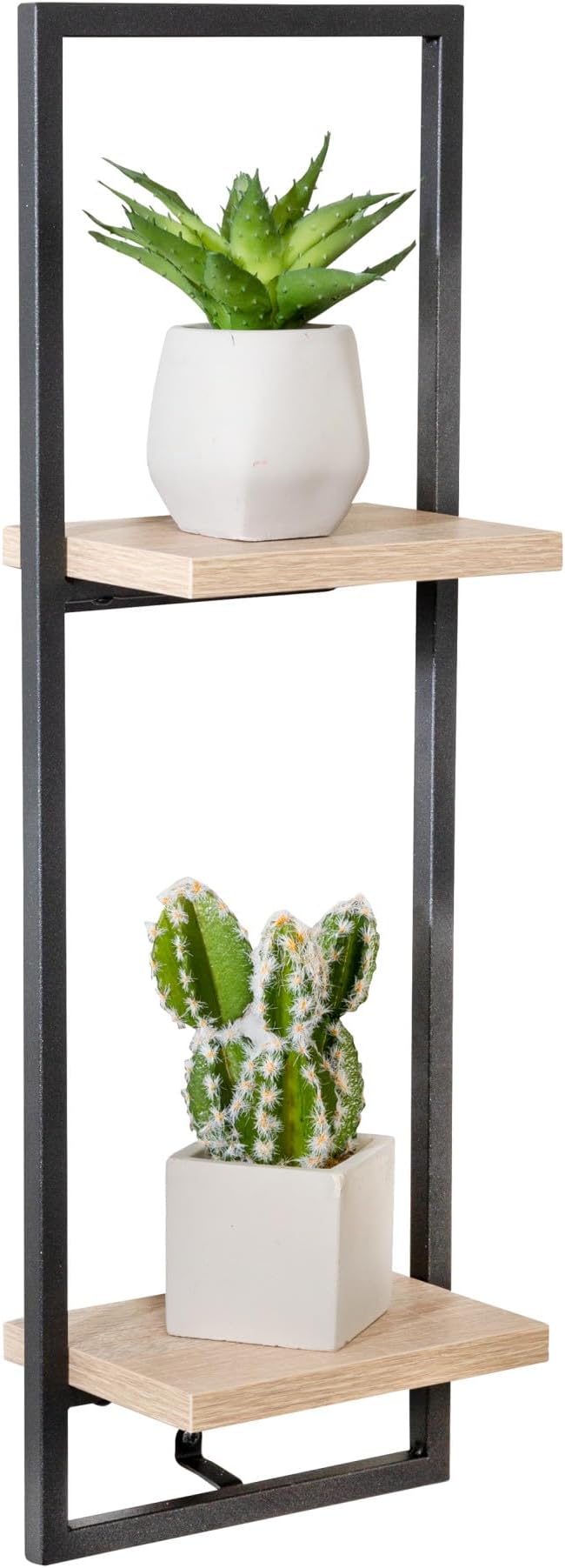 Honey Can Do Double Floating Wall Shelf SHF-08572 Natural