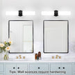 Wall Sconces Set of Two, Matte Black Bathroom Sconces Wall Lighting with Milky White Glass, Modern Sconces Wall Decor Set of 2 Bathroom Light Fixtures for Mirror Living Room Hallway Bedroom