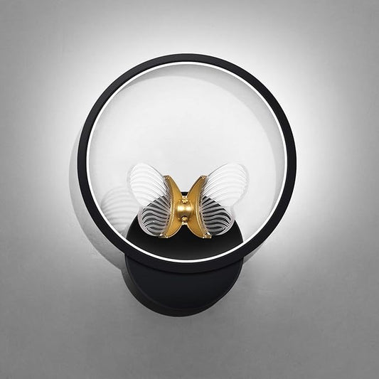 XEYOU 16W Modern Wall Sconce Lighting Indoor LED Creative Wall Light Fixture Butterfly Shape Decoration Wall Lamp for Living Room Bedroom Stair Corridor