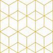 Safiyya Contact Paper Gold White Wallpaper Geometric Peel and Stick Wallpaper Removable Wall Paper for Bedroom Vinyl Rolls 78.7