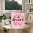 Valentines Day Decor - Valentines Decor - Valentine Coffee Bar Wood Sign Home Kitchen Coffee Bar Cafe Desk Shelf Table Tabletop Decorations 5×5 Inches