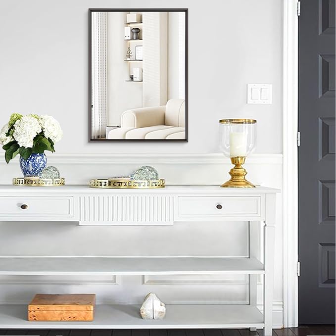 AAZZKANG Rectangular Metal Frame Mirror 26