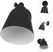 Garneck Chic Modern Wall Light Indoor Wall Lamp Simple Sconce for Bedroom Corridor Living Room Easy to Install Black Nordic Style Decorative Fixture