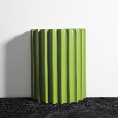 Contemporary Mini Wall Light Minimalist Half-Cylinder Desgin Green Wall Mounted Lamp Resin Plaster Wall Sconce for Living Room Bed Room Stairway Hallway