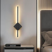 Battery Operated Wall Sconces Set of Two, Modern Sconces Wireless Cordless Rechargeable Light with Remote, Black Wall Lamp Dimmable Magnetic Home Decor for Bedroom Living Room Hallway Timing 23.6 Inch