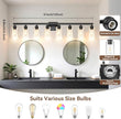 8-Light Bathroom Light Fixtures, 51