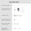 Silicone Under Cabinet Lighting Kit, 12 Inch Linkable LED Strip Lights Work with Alexa, Dimmable, Remote Control, Smart App, 6 Pack White Light for Closet, Shelf, Workbench, Desk (Cool White)