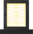 Globe Electric 17W Integrated LED Outdoor Wall Sconce, Matte Black, 650 Lumens, 2700K, Dimmable, Weather Resistant, 60000124