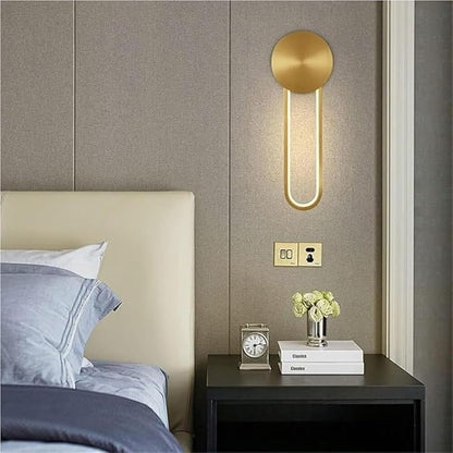 Wall Sconce Modern Minimalist Indoor Lamp Decorative Light Fixture for Bedroom Bedside Living Room Hallway Bathroom Stairs Porch Balcony