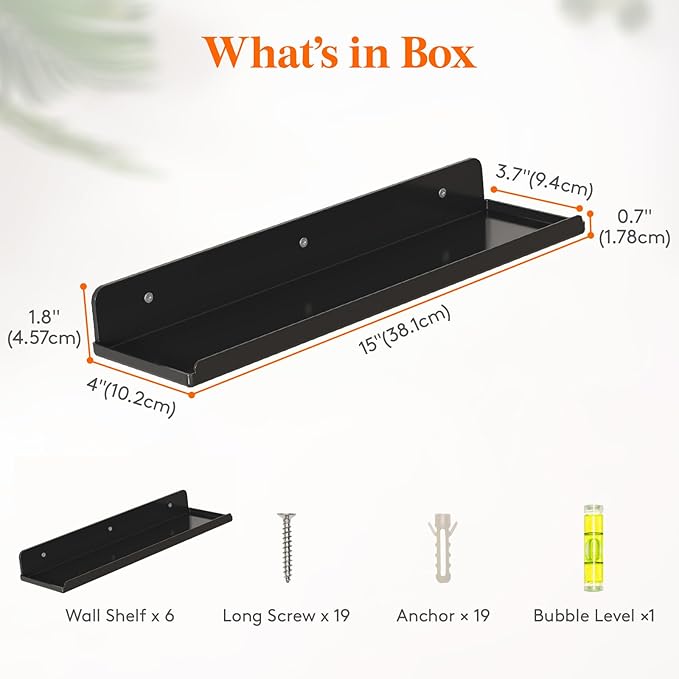 Lifewit Floating Shelves for Bathroom, 15