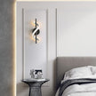Modern Wall Sconces, 9W Wall Lighting Fixture Lamps LED Aluminum Wall Lamps for Bedroom Living Room Hallway Hotel Indoor (Warm White)