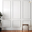 Peel and Stick Wall Molding Kit,6 Sets Pre-Cut Wainscoting Panels for Interior Wall Moulding Decor,Pre Made Wainscoting Wall Panel for Home Decoration Accent Wall (24x54in)