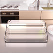 Homakover 3 Tier Acrylic Spice Rack Kitchen Organizer, Sturdy Construction, Space Saving, Great for Cabinets, Pantry, Countertops