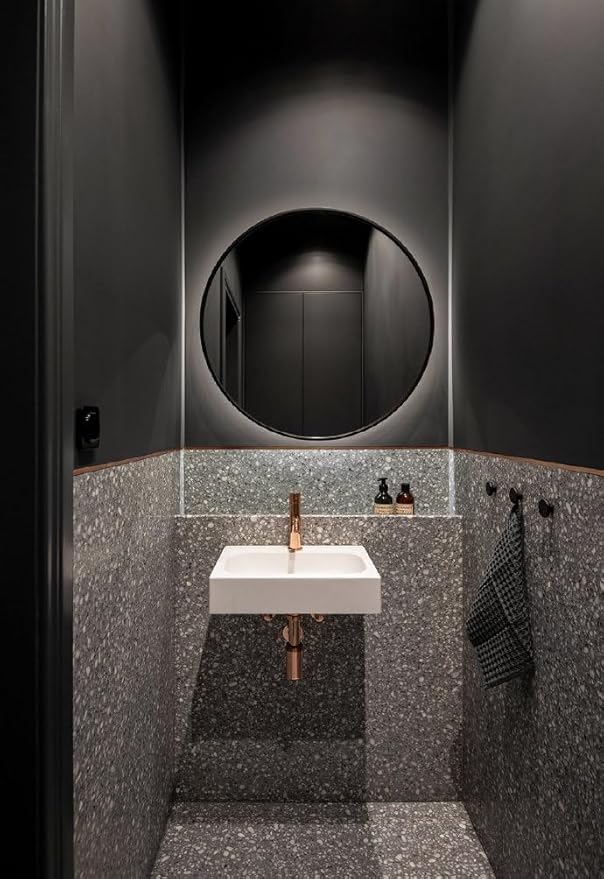 15.7" x 197" Dark Grey Wallpaper Dark Grey Peel and Stick Wallpaper Matte Grey Contact Paper for Bedroom Self Adhesive for Wallcovering Countertops Wall