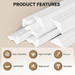 TONGMO 6-Frame Premade Accent Wall Molding Kit, Ready-to-Assemble Wainscoting Panels, Pre-Cut Chair Rail Moulding Trim for Home Décor (6-Frame Style 2)