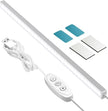 Under Cabinet Lighting, 12 Inch Plug in Light Bar, LED Keyboard Lights, 6000K Cool White Light, Ultra Thin Dimmable Light Bar, Suitable for Kitchen/Desk/Closet/Workbench