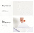 Matte White Grasscloth Textured Wallpaper Natural&Neutral&Handmade Style Thick Peel and Stick Removable for Bedroom,Office,Cabinet(16.5”x236.2”) (Herbaceous Plant&Gold Powder) M11
