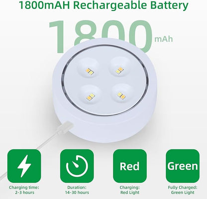 4 Pack Wireless Picture Lights for Wall, Magnetic Gold Picture Light Battery Operated with Remote, Dimmable Painting Light for Art Display, RGB Rechargeable Wall Lights for Photo Frame Gallery
