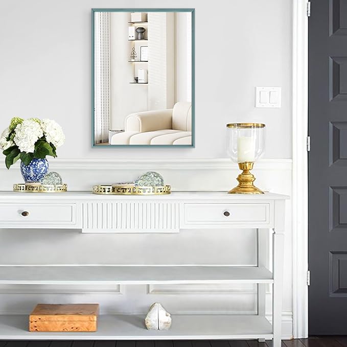 AAZZKANG Metal Wall Mirror with Frame Rectangular Large 26